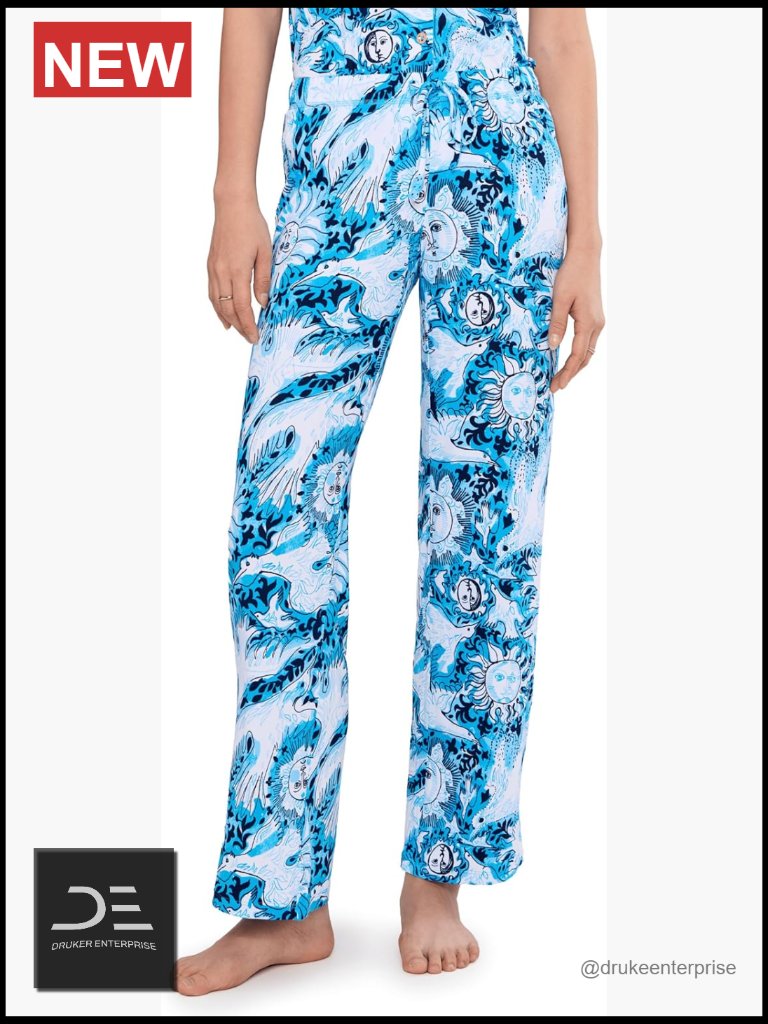 Pj Knit Pants With Drawstring Pull-On Waist